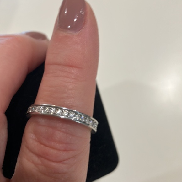 Moissanite Band Ring - Picture 2 of 7